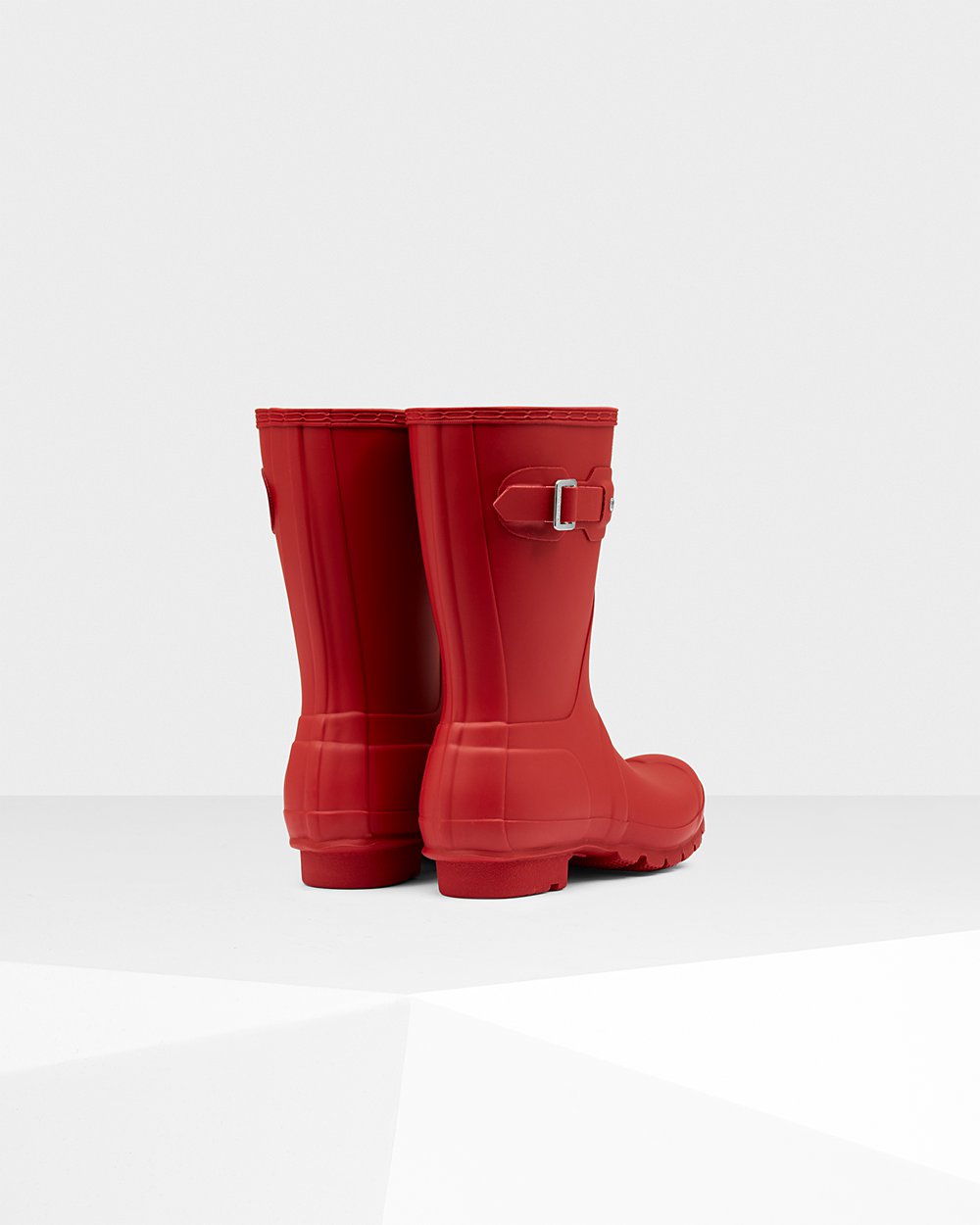 Galochas Curtas Hunter Feminina Vermelhas - Original - 32MKQBRHF